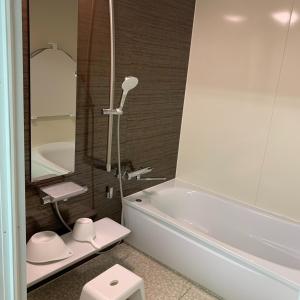 Kogushiseaside villa HILIFE - Vacation STAY 99018的带浴缸、卫生间和盥洗盆的浴室