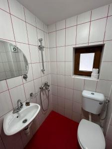KaspichanПарк хотел Боили-Кирека的浴室配有白色卫生间和盥洗盆。