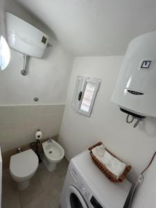 CaninoAura Entis的一间带洗衣机和卫生间的浴室