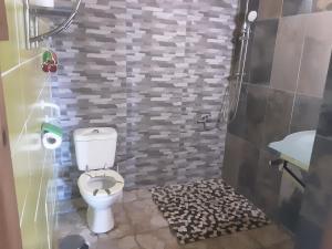 卡佩斯特雷贝勒奥第三秋季公寓的一间带卫生间和水槽的小浴室