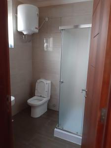 AruaVILLA FIORI APARTMENTS的一间带卫生间和淋浴间的浴室