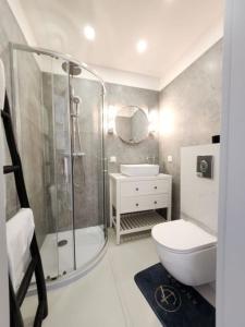 SEASIDE TERRACE ekskluzywny apartament w stylu skandynawskim的一间浴室