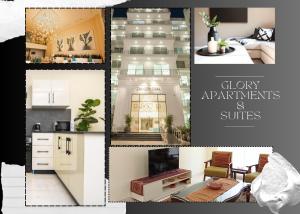 拉合尔1,2 & 3 BHK Luxury Apartments at Zameen Opal的厨房和公寓照片的拼合