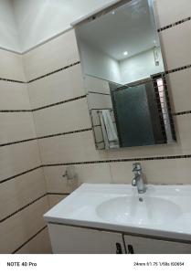 伊斯兰堡Palladium Executive的一间带水槽和镜子的浴室