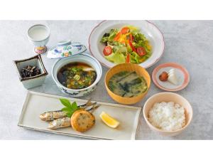 Myoken Onsen Nemu - Vacation STAY 20859v提供给客人的午餐和/或晚餐选择