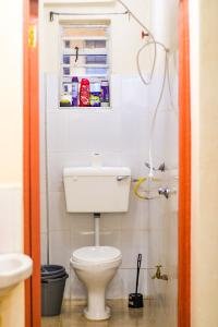 埃尔多雷特Cosy Homes Eldoret的一间带卫生间和窗户的小浴室