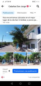 巴克里索莫雷诺港Hostal Cabañas Don Jorge的树屋照片的拼贴