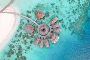 北马累环礁可可博杜依酒店的海洋岛屿的空中景观