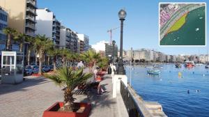 Gzira Centre Apartment - Close to the Sea平面图