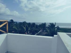 圣布拉斯BAOS的从度假村的阳台上可欣赏到海景