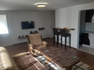 维索科Hasan's apartment - holiday house - vikendica - kuća za odmor - apartman的客厅配有沙发和桌椅
