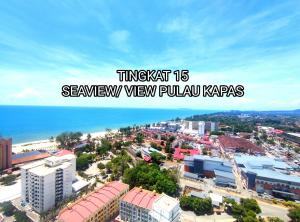 瓜拉丁加奴D'luna Homestay Terengganu SEA VIEW / DRAWBRIGE VIEW / NEAR HSNZ, KTCC, DRAWBRIGE的城市的形象,用词移植海景图
