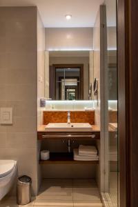 埃格尔普拉坦伊莫拉酒店的一间带水槽和卫生间的浴室