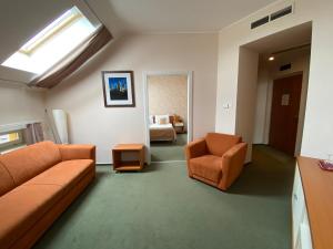 佩奇索皮阿娜精品酒店的客厅配有沙发和椅子