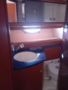 巴里Bari Boat的一间带水槽和卫生间的浴室