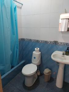 马查拉Departamentos de la Costa的一间带卫生间和水槽的浴室