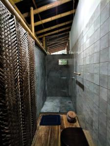 伯里塔卡Finca La Selvita的浴室配有淋浴和卫生间。