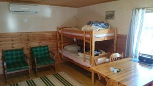 Kolbacken stugby & Camping客房内的一张或多张双层床