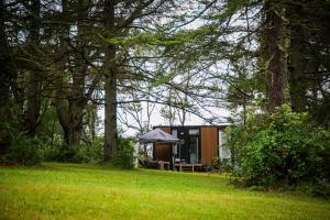 BilpinBinderaga Pine Forest的田野帐篷的小房子