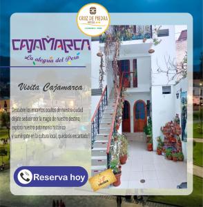 卡哈马卡Hostal Turismo Cruz de Piedra EIRL-Cajamarca的房地产会议别墅的海报