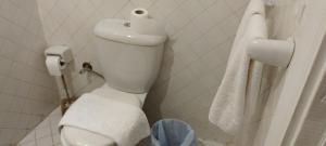 卢克索Dahabiya Nile Cruise的浴室设有卫生间和一卷卫生纸