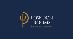 卡拉内拉Poseidon Rooms的希腊招待期间生产室的标志