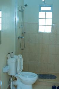 埃尔多雷特Eldoret home, Q10 unity homes的一间带卫生间和淋浴的浴室