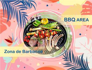 蓬塔卡纳CARAIBICO DELUXE Beach Club & SPA的一块带蔬菜和肉类的食物