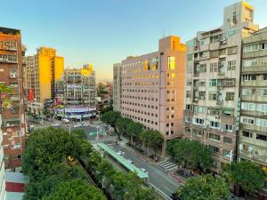 台北雀客快捷台北永康的城市空中景观高楼