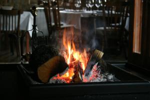 CotilloEl Rincón de Doña Urraca的火炉上的火,刷子