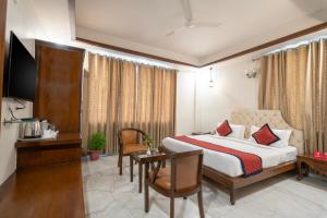 Spree Hotel Agra - Walking Distance to Tajmahal客房内的一张或多张床位