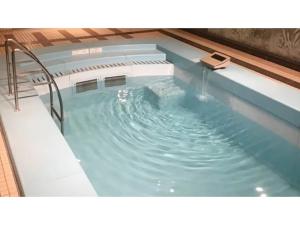 雫石町SHIZUKUISHI RESORT HOTEL - Vacation STAY 29563v的一个带喷泉的大型游泳池