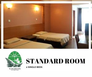 丹那拉打Cool Point Hotel的酒店客房带两张床,标准间