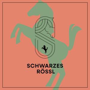 圣沃尔夫冈Schwarzes Rössl的盾牌的马的示例