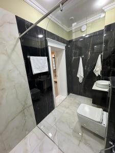 BuzovnaBuzovna Villas的一间带水槽和卫生间的浴室
