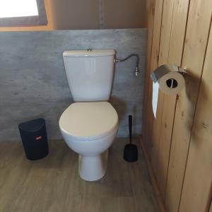 阿洛拉Glamping Vive Tus Suenos -Equilibrio- Caminito del Rey的浴室设有卫生间和一卷卫生纸