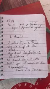 乌弗奈特弗斯Appartement Chalet Pra Loup的朋友给女朋友的信