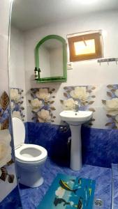 塔特夫Aspet B&B的一间带卫生间和水槽的浴室