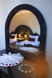 Hôtel Riad Salam Agadir客房内的一张或多张床位