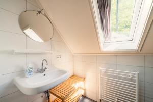 哈克斯卑尔根Natuurlogies Buurse Buiten的一间带水槽和窗户的浴室