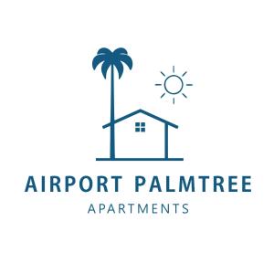 阿特米达Airport Palmtree Apartments - 15min from Airport的一座房子,一棵棕榈树和一座有奥米尼姆的房子