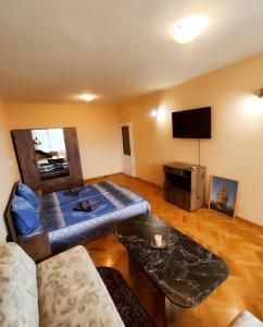 大特尔诺沃Mercury Guest House的客厅配有沙发和桌子