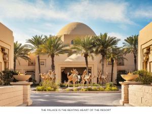 迪拜迪拜朱美拉海滩唯一度假村的宫殿是度假村的心脏