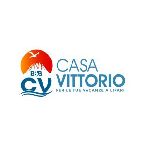 利帕里Casa Vittorio的文纳苏兰公司标志,描绘了塞瓦那