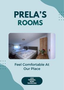 斯库台Prela's Rooms的一张海报,供酒店带一张床的客房使用