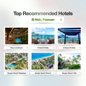 爱妮岛Nacpan Beach Villas Managed by H Hospitality Group的顶级推荐酒店网站的截图