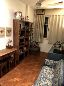 Apartamento aconchegante no Jardim Botânico平面图