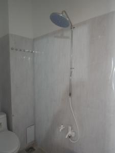 迪石Guest House 36 (2)的带淋浴、卫生间和淋浴头的浴室