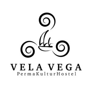 布泰拉Eco Hostel Vela Vega的珠宝店的标志,带有螺旋符号