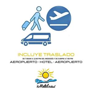 Catia La MarBELLA SUITE frente al Aeropuerto的男子和汽车的出租车代理商的标志